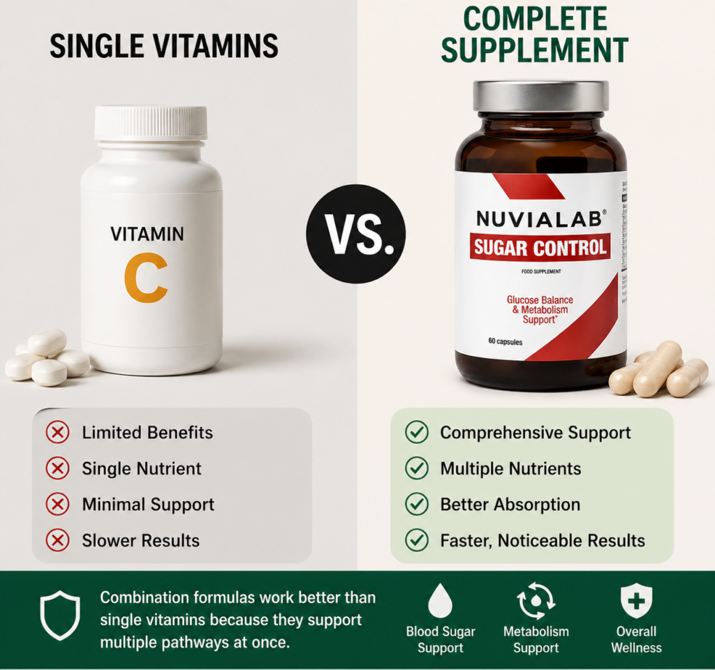 Best Vitamins for Blood Sugar Balance – 7 Essential Nutrients That Actually Work infographic